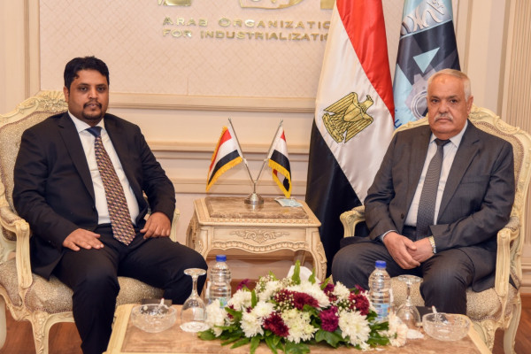 Intensive talks between the Chairman of the Arab Organization for Industrialization and the Yemeni Minister of Electricity